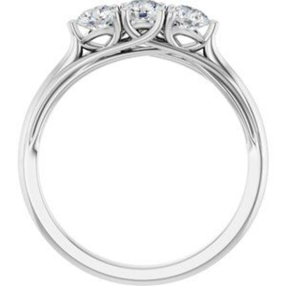 14k White 3/4 Ctw Lab-Grown Diamond Anniversary B… - image 2